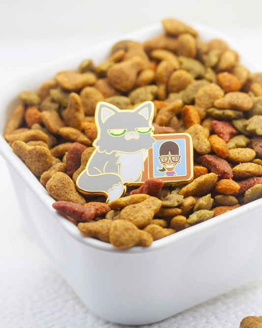 Mr Jim Business Enamel Pin