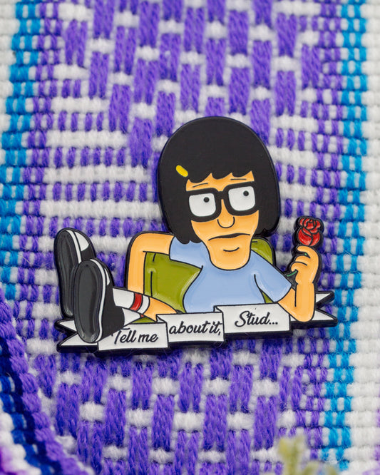 Tina (Stud) Enamel Pin