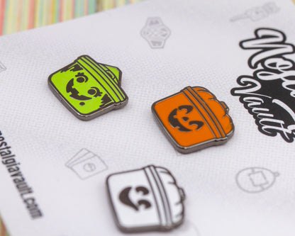 'Boo Buckets' Pins (set of 3)