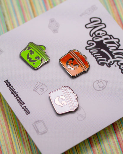 'Boo Buckets' Pins (set of 3)