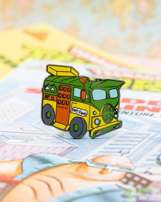 Party Wagon Pin