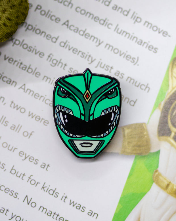 Green Power Rangers Pin