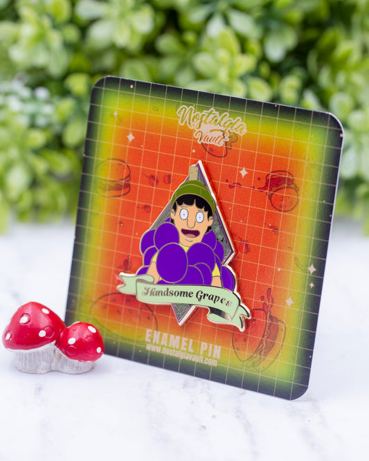 'Handsome Graspes' Halloween Enamel Pin