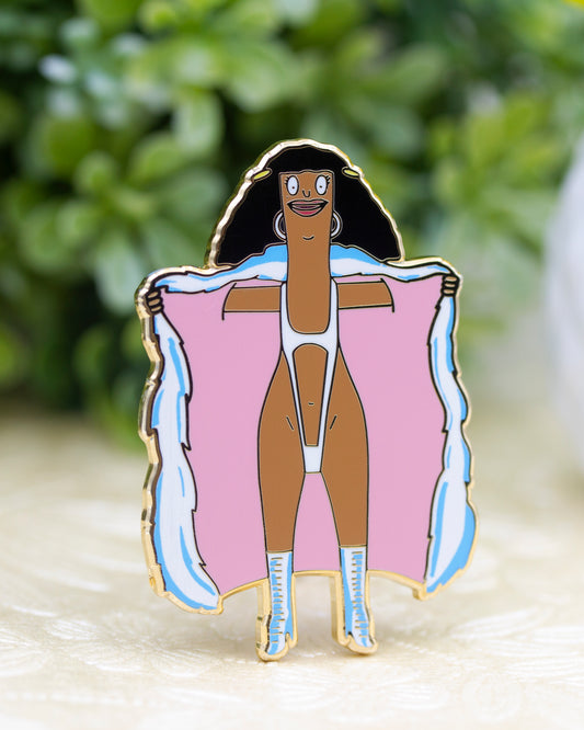 Marshmallow Enamel Pin