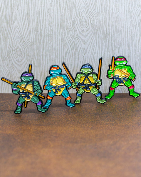 Ninja Turtles Action Figures Pins